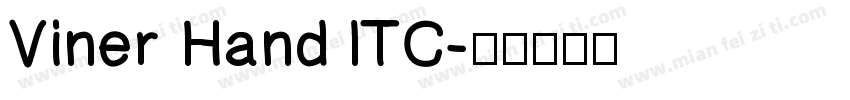 Viner Hand lTC字体转换